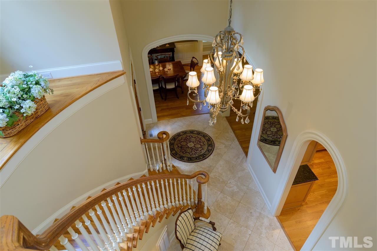 317 Homestead Drive Cary, NC 27513 - Photo 27 of 30 a view of entryway livingroom and hall