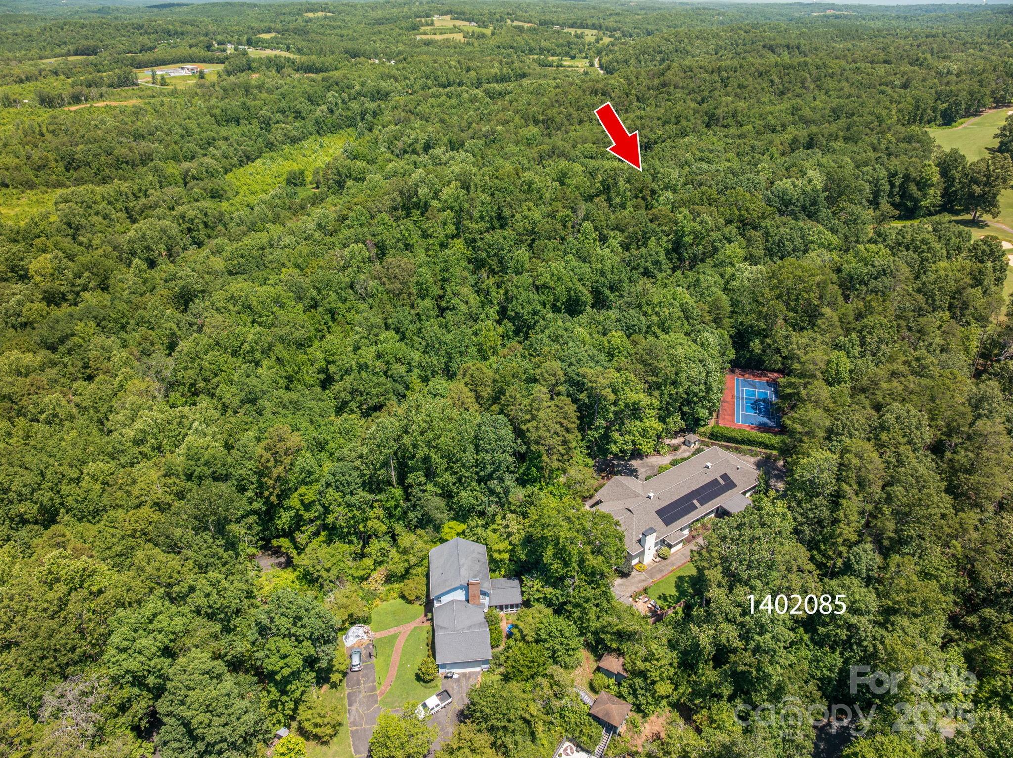 Lot Coxe Coxe Road Rutherfordton, NC 28139 - Photo 4 of 15 an aerial view of residential house with outdoor space and trees around