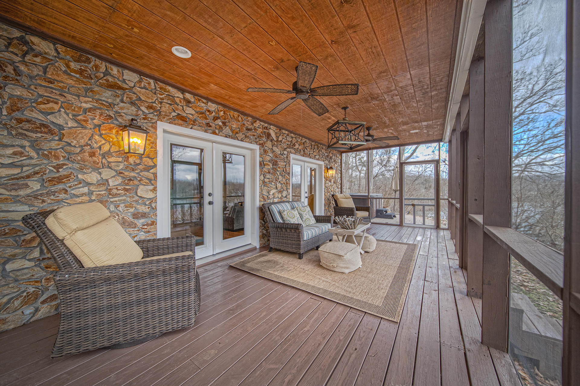 6136 Horseshoe Bend Road Goodview, VA 24095 - Photo 21 of 35 a view of a living room with furniture and wooden floor