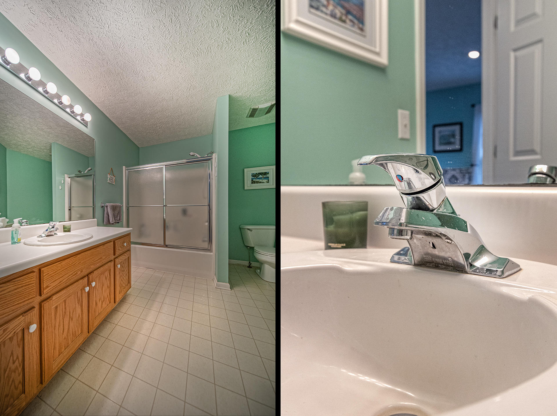 6136 Horseshoe Bend Road Goodview, VA 24095 - Photo 33 of 35 a bathroom with a sink a toilet and mirror