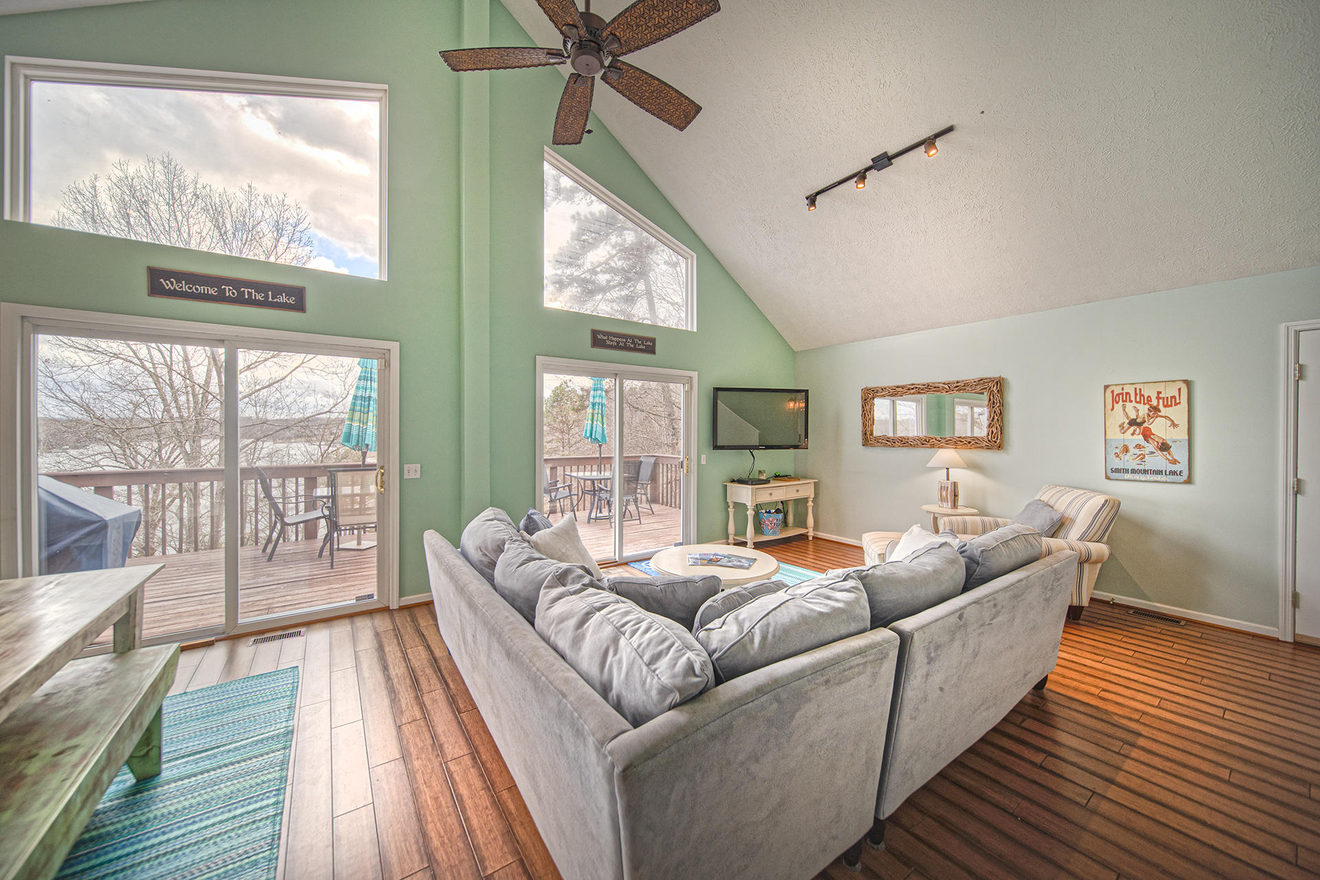 6136 Horseshoe Bend Road Goodview, VA 24095 - Photo 5 of 35 a living room with furniture and a large window