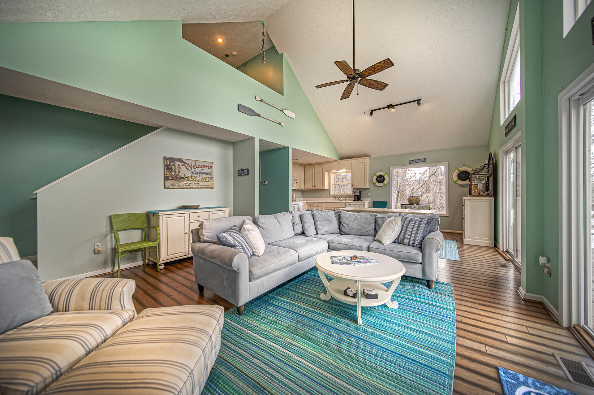 6136 Horseshoe Bend Road Goodview, VA 24095 - Photo 8 of 35 a living room with furniture and a wooden floor