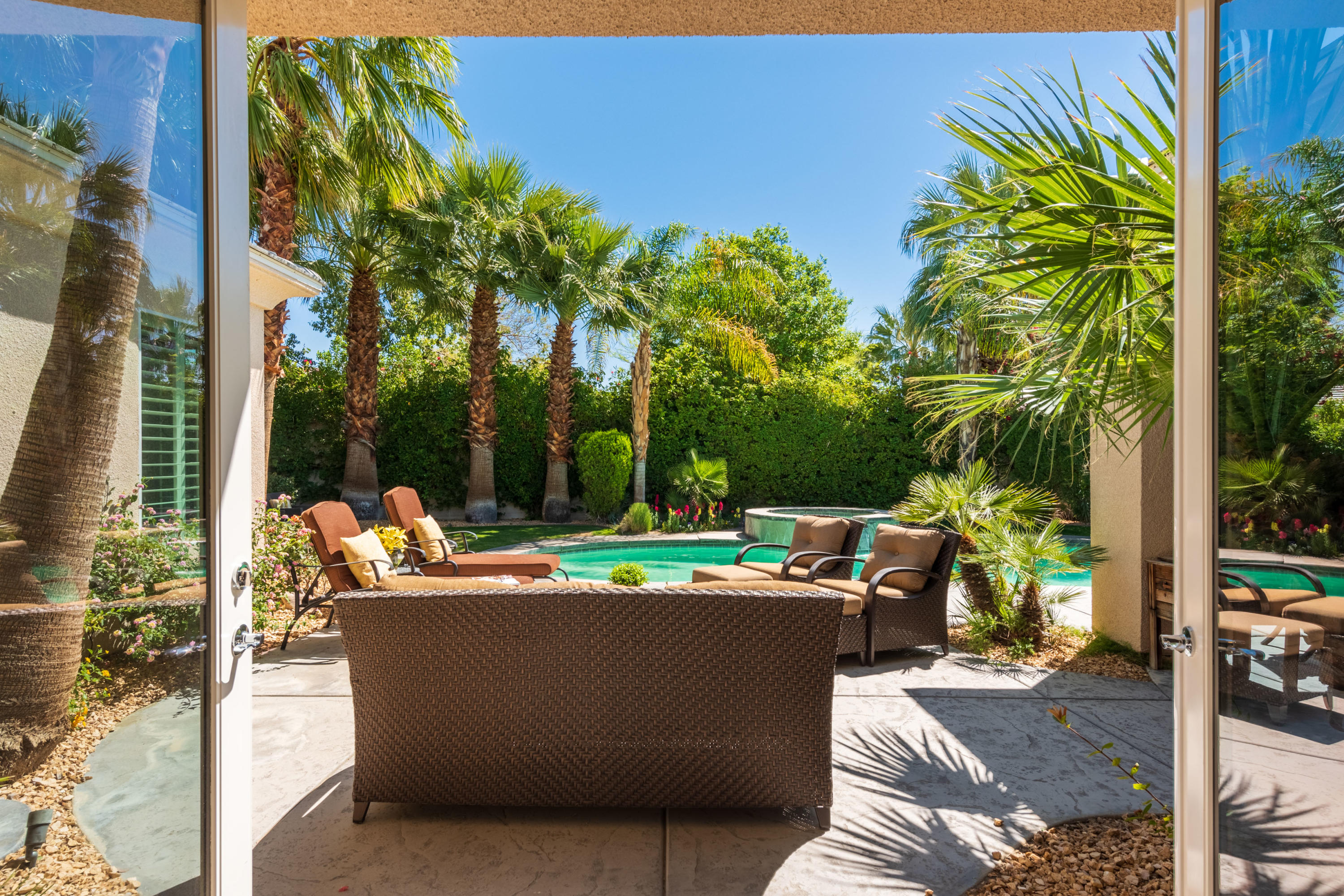 8 Bollinger Road Rancho Mirage, CA 92270 - Photo 40 of 62 8 Bollinger - Patio and Pool 1