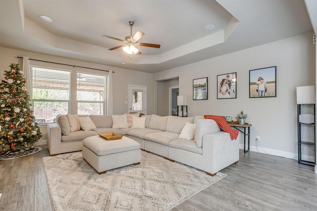 5821 Rendyn Court Midlothian, TX 76065 - Photo 16 of 30 a living room with furniture and a large window