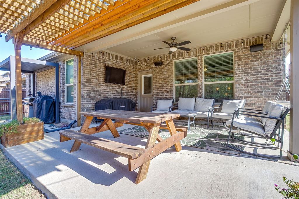 5821 Rendyn Court Midlothian, TX 76065 - Photo 28 of 30 a view of swimming pool with outdoor seating