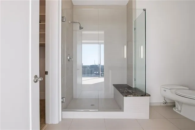 a view of balcony with patio