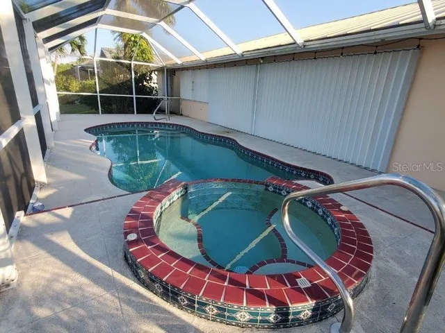a view of a indoor swimming pool