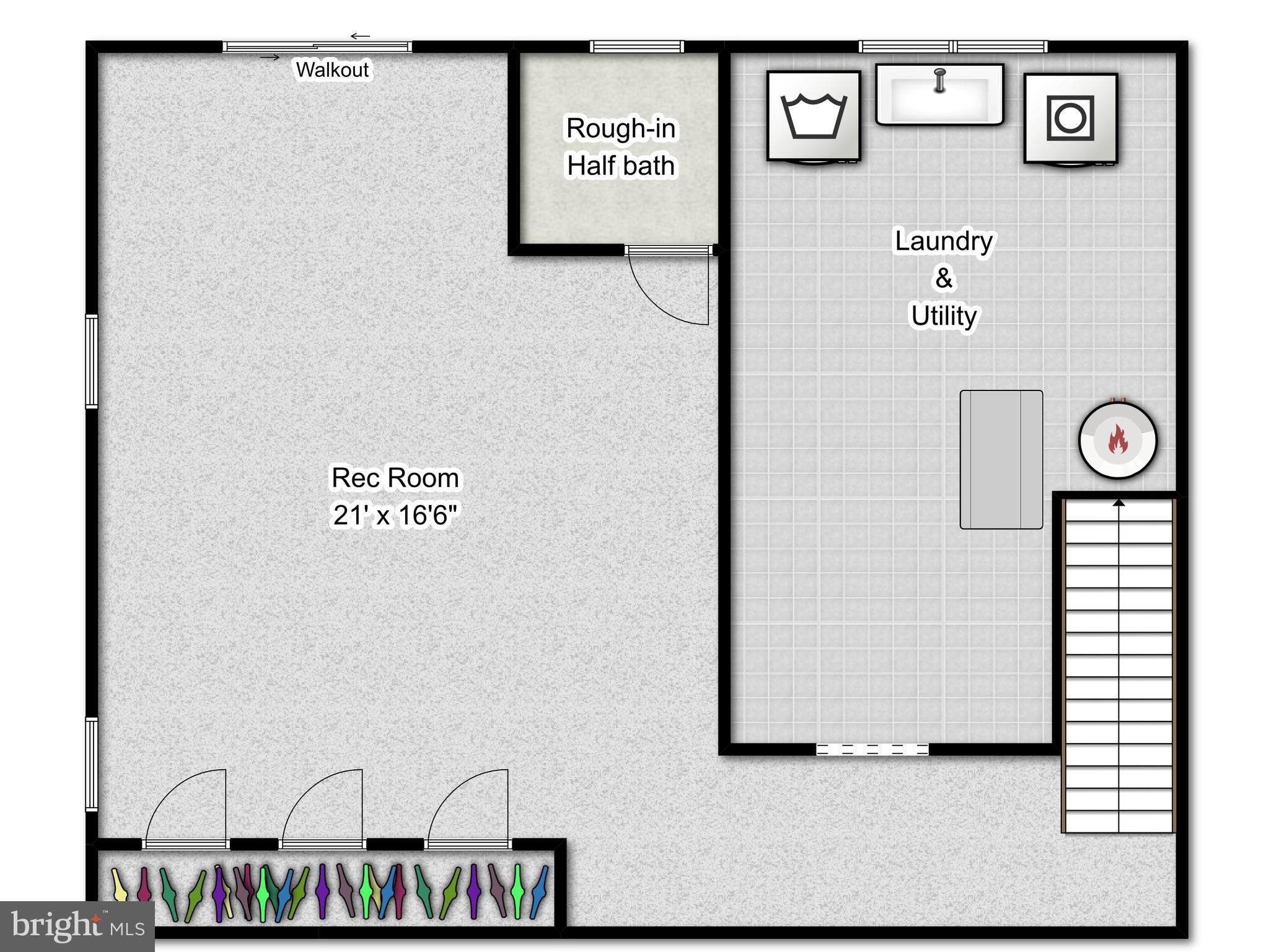 5508 Yorkshire Street Springfield, VA 22151 - Photo 24 of 30 Basement Layout