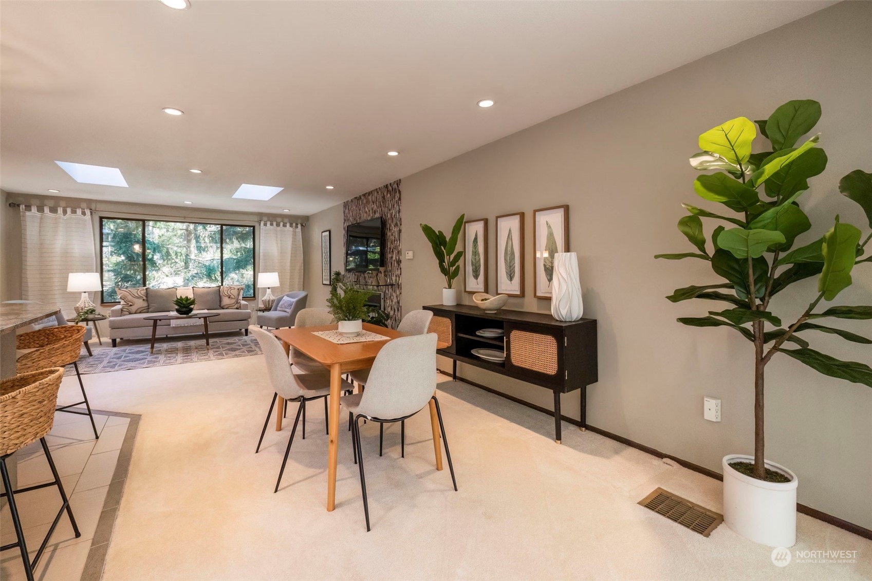 5695 Southwest 44th Street Port Orchard, WA 98367 - Photo 17 of 40 a view of a livingroom with furniture and a potted plant