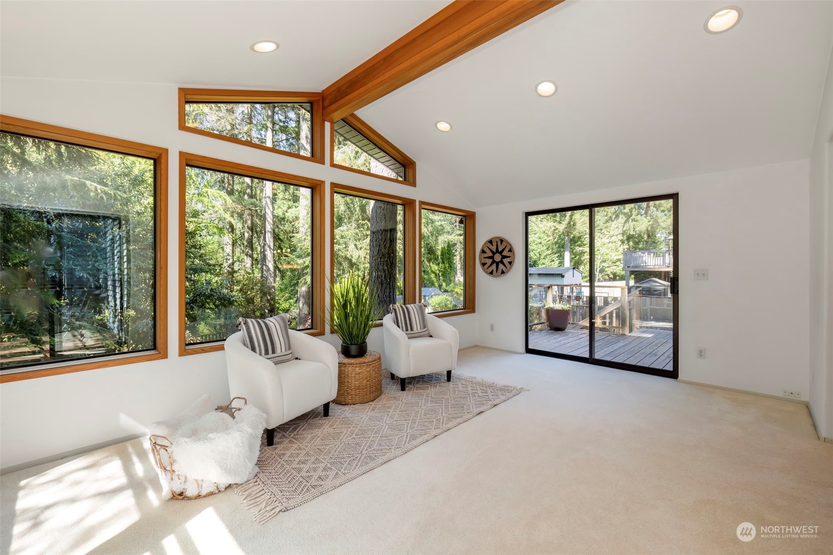 5695 Southwest 44th Street Port Orchard, WA 98367 - Photo 20 of 40 a living room with furniture and large windows