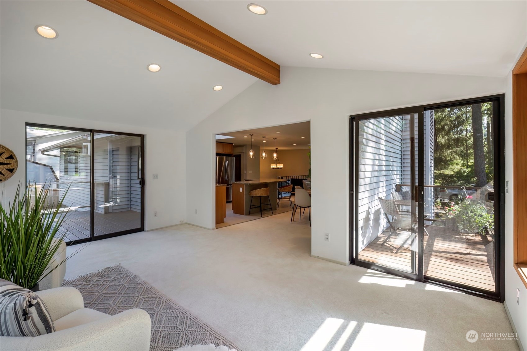 5695 Southwest 44th Street Port Orchard, WA 98367 - Photo 21 of 40 a view of livingroom with furniture and floor to ceiling window