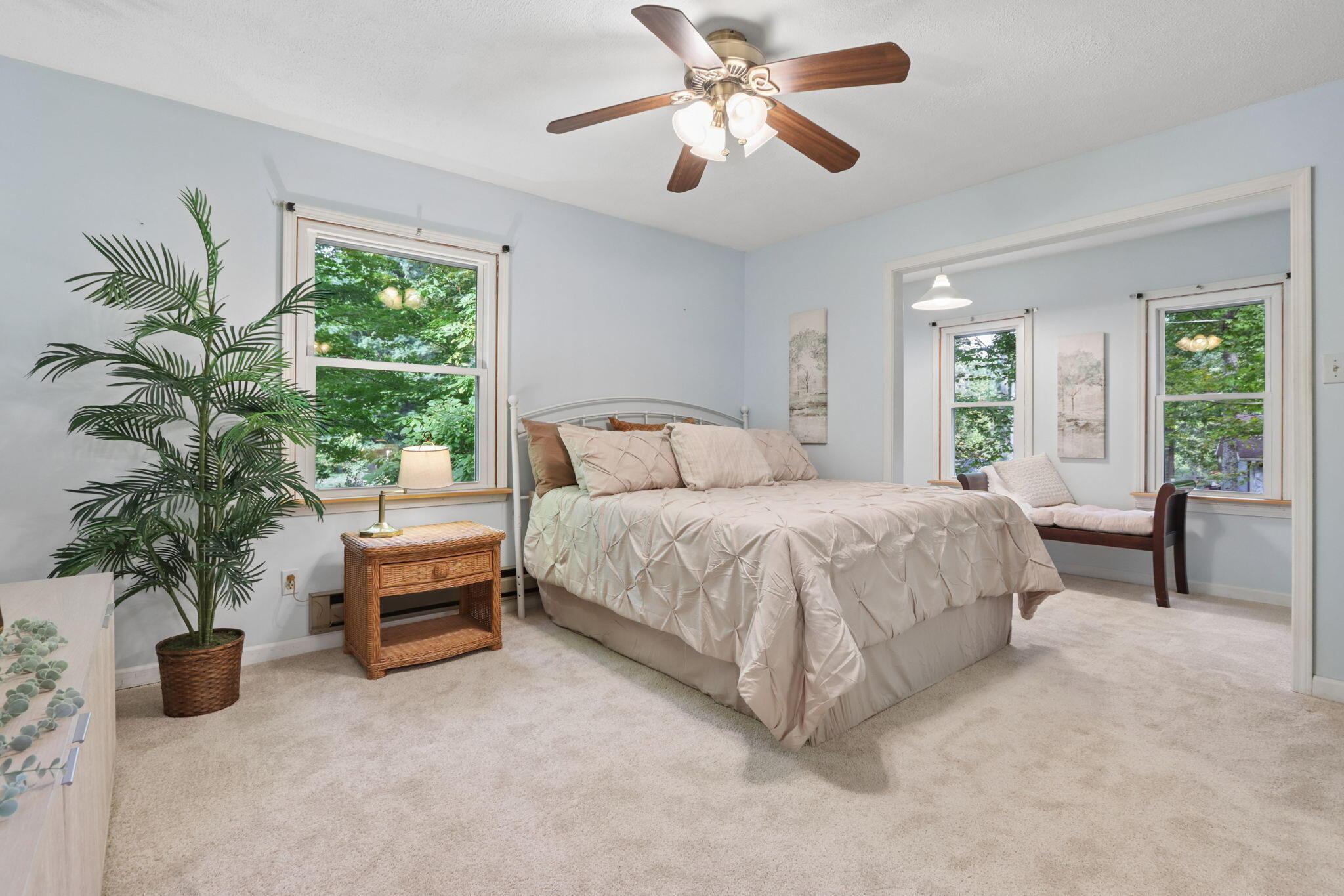 7115 Watkins Road Southwest Pataskala, OH 43062 - Photo 25 of 43 Upstairs bedroom (Could be second master) with recessed window area