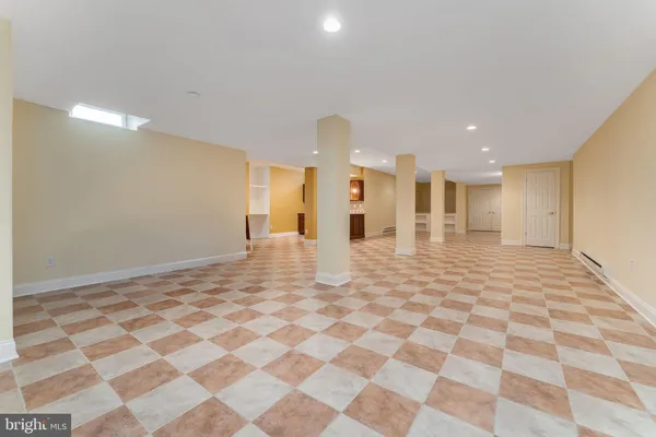 a bathroom with a sink and a shower