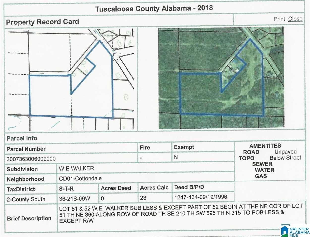 0 Clements Road, Unit 51 52 Cottondale, AL 35453 - Photo 2 of 2 Gallery Image 2