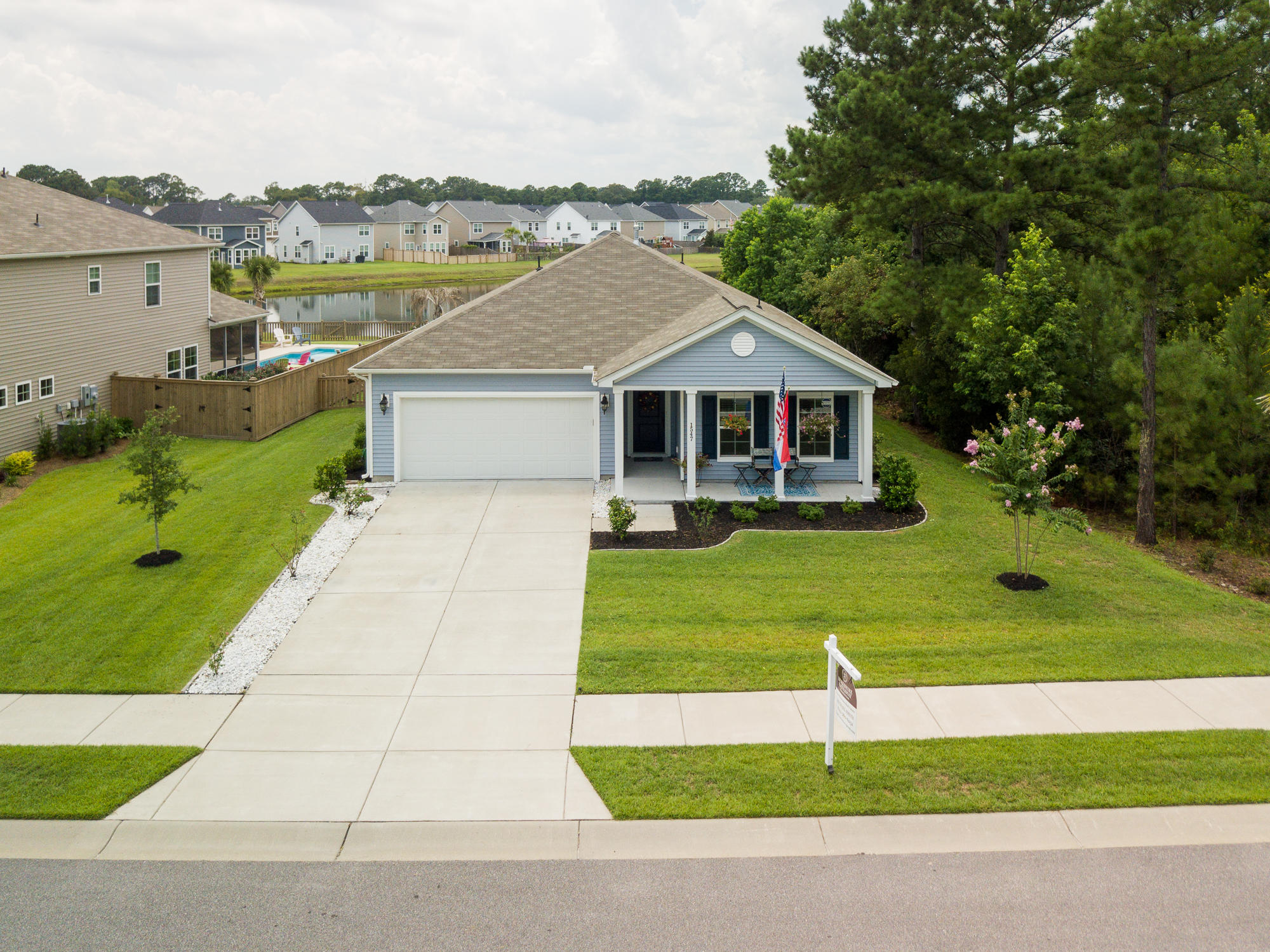1547 Chastain Road Johns Island, SC 29455 - Photo 2 of 41 Beautiful Home on the Lake!