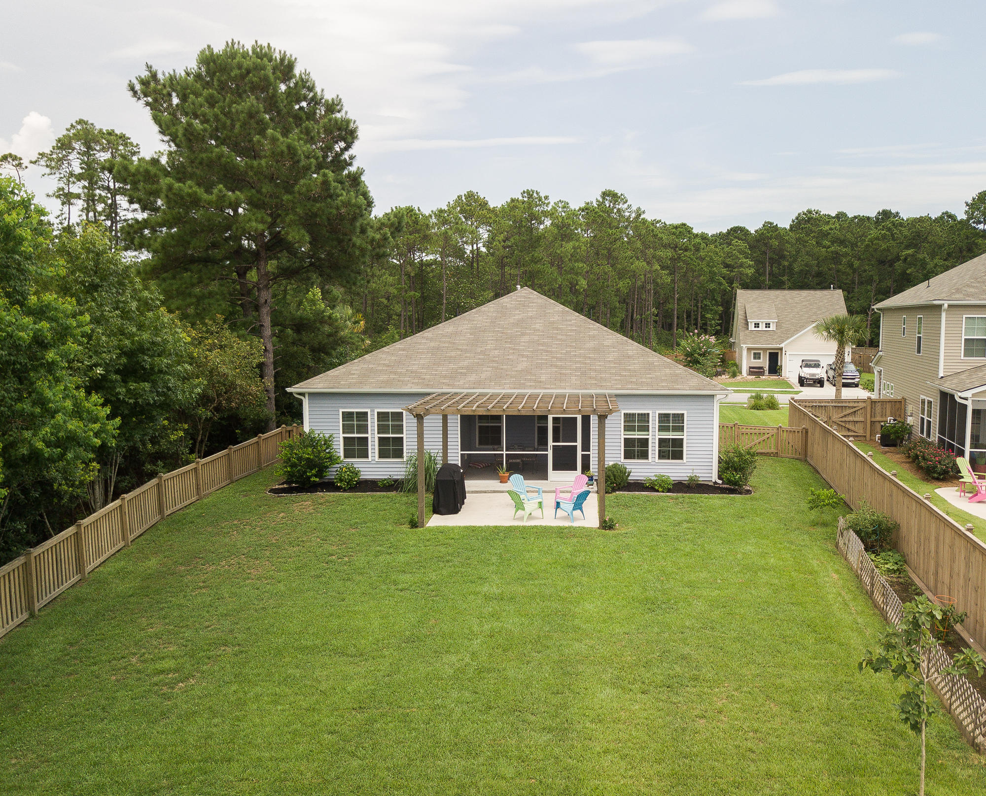 1547 Chastain Road Johns Island, SC 29455 - Photo 37 of 41 Large back yard with garden