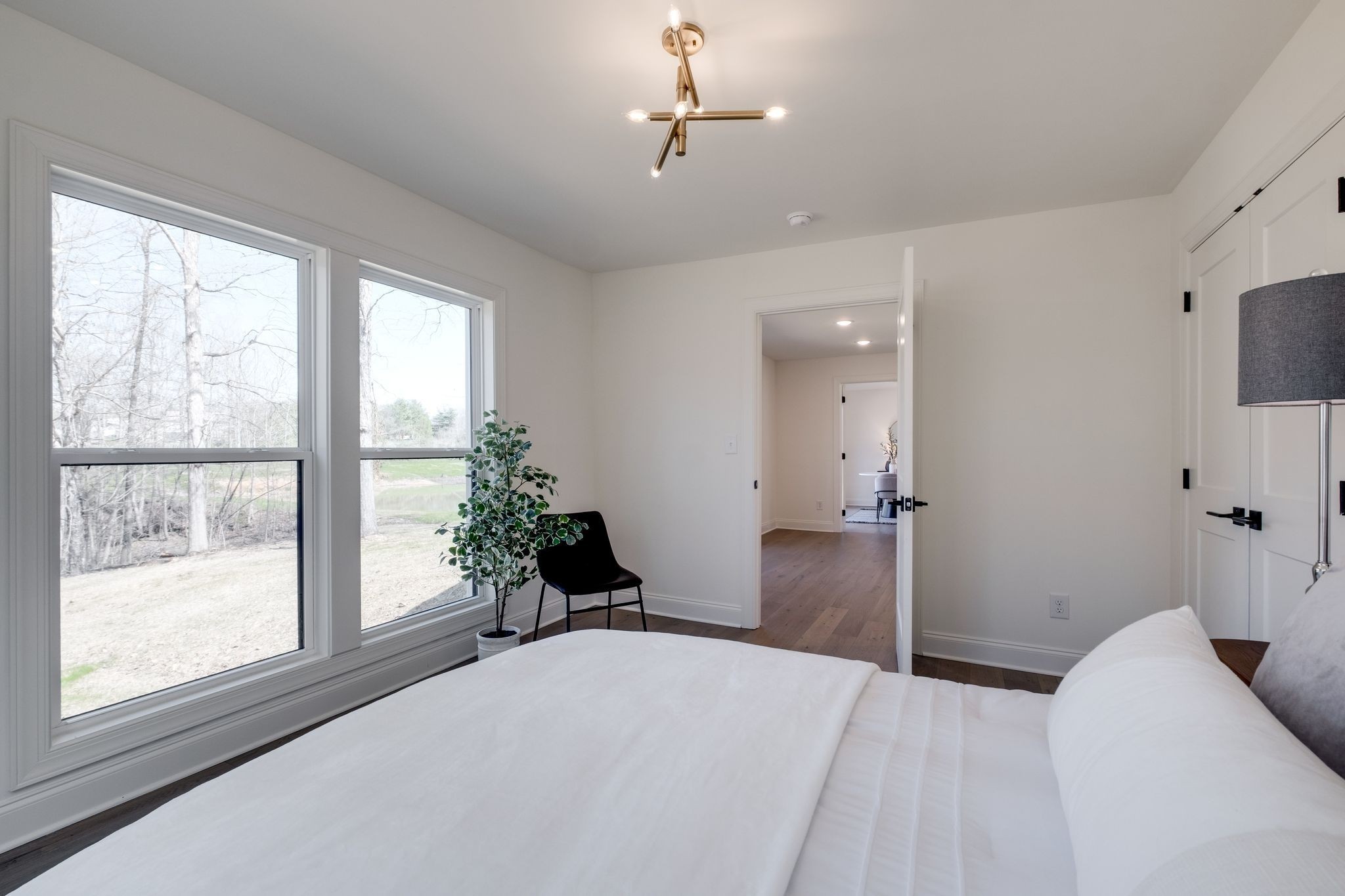 1510 East Piney Road Dickson, TN 37055 - Photo 43 of 66 a bedroom with a bed and a large window