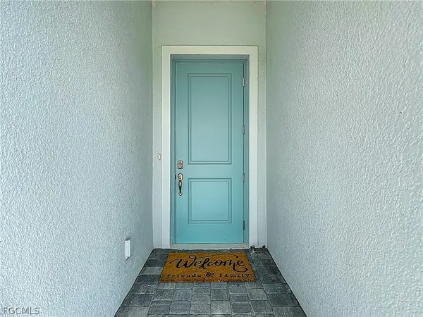 a view of a room that has a window