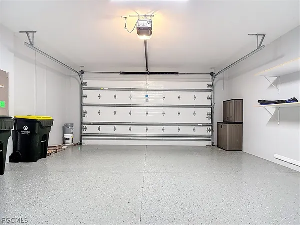 a view of a storage & utility room with closet