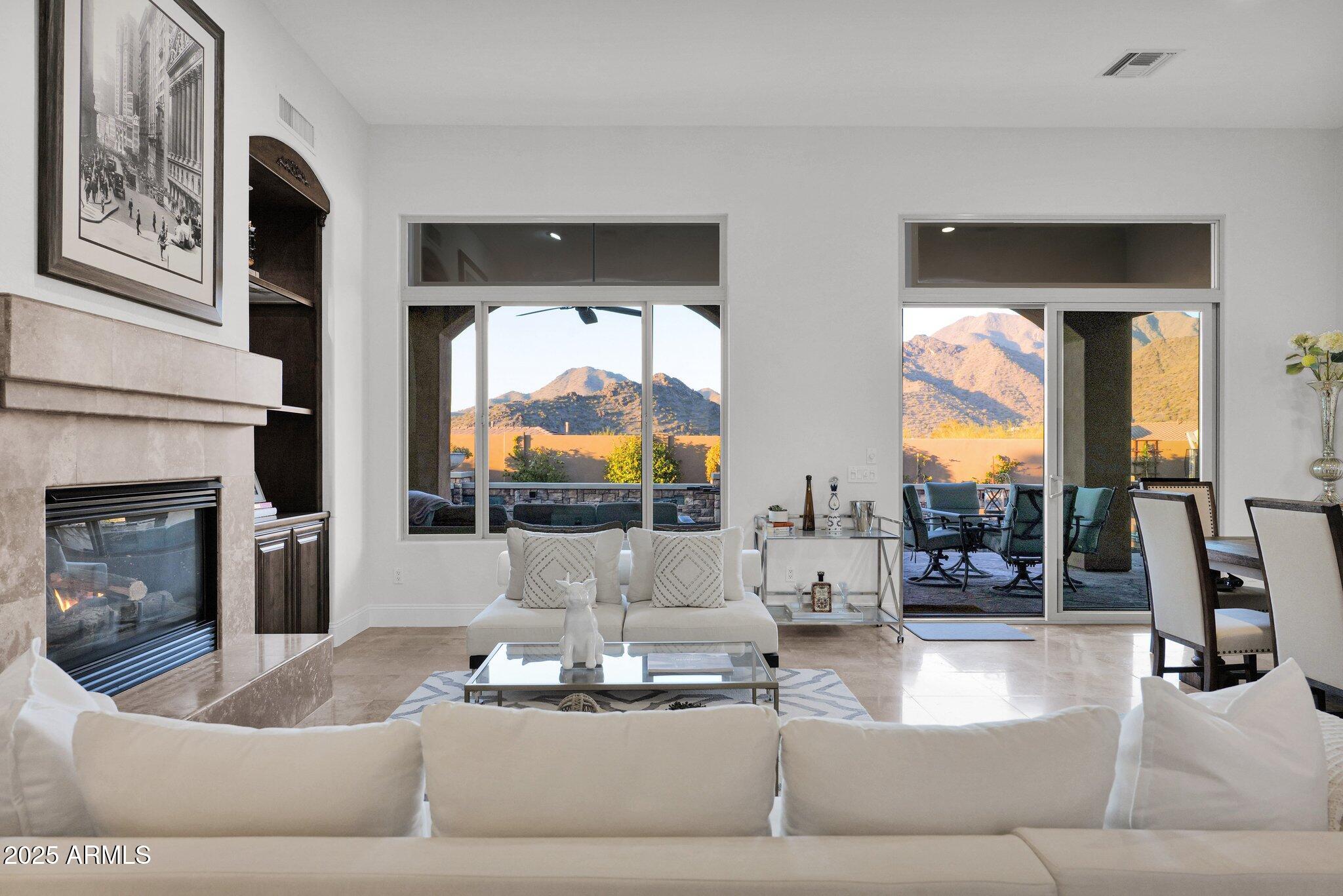 11348 East Greenway Road Scottsdale, AZ 85255 - Photo 2 of 36 Living room with views