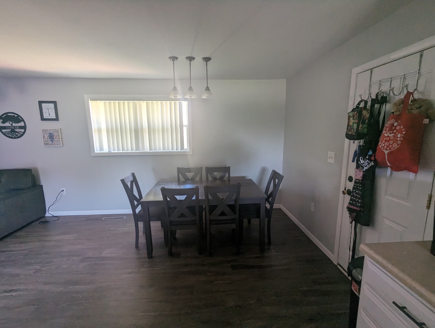 402 East South Mahomet Road Mahomet, IL 61853 - Photo 12 of 21 a view of a dining room with furniture and window
