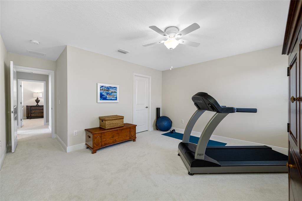19709 Long Lake Ranch Boulevard Lutz, FL 33558 - Photo 42 of 59 a living room with furniture and a chandelier