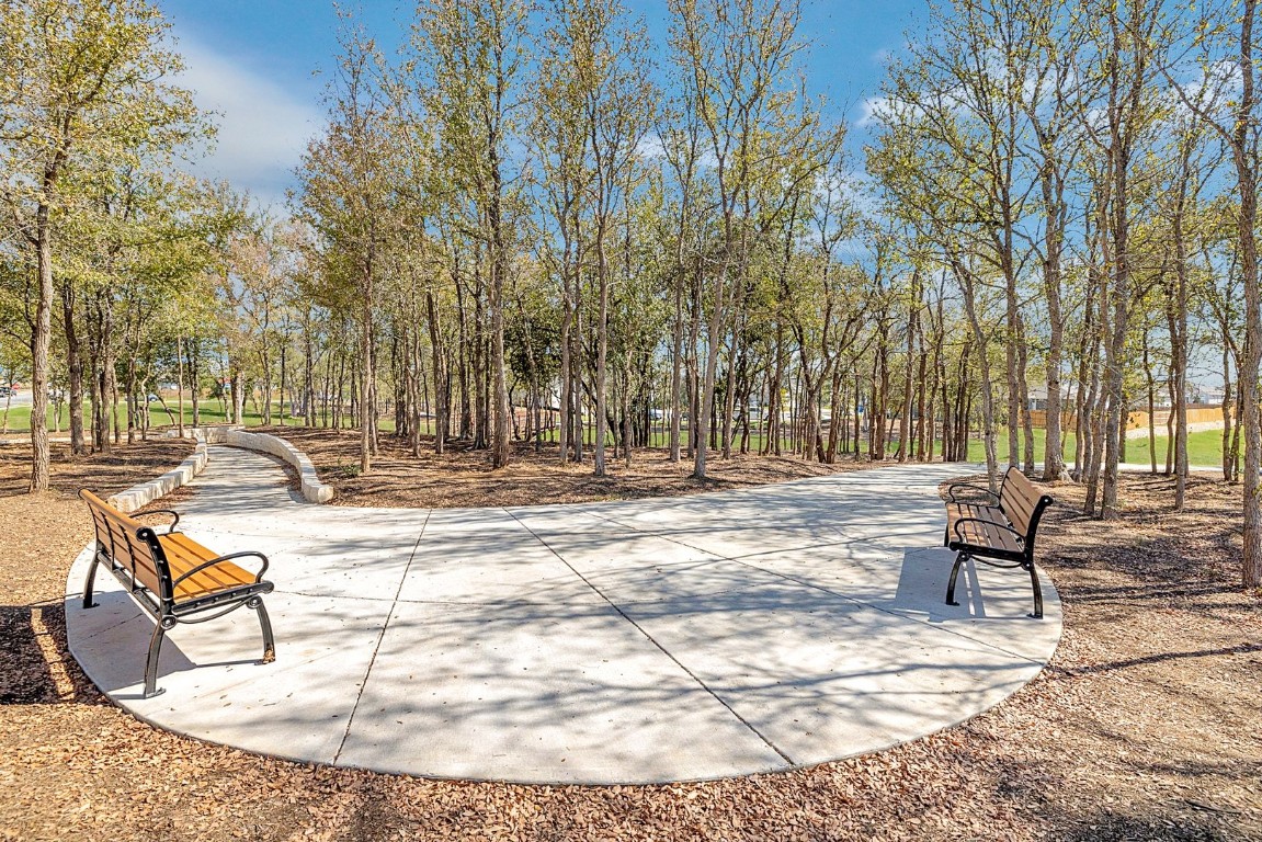 437 Lucky Avenue Elgin, TX 78621 - Photo 35 of 35 a backyard of a house with barbeque oven table and chairs