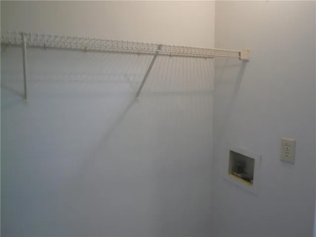 a view of a rack on the wall