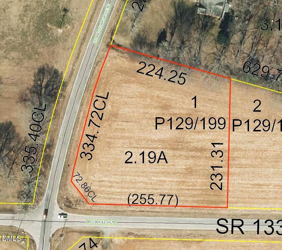 1 Brookhollow Road North Efland, NC 27243 - Photo 1 of 7 Lot 1 Brookhollow GIS