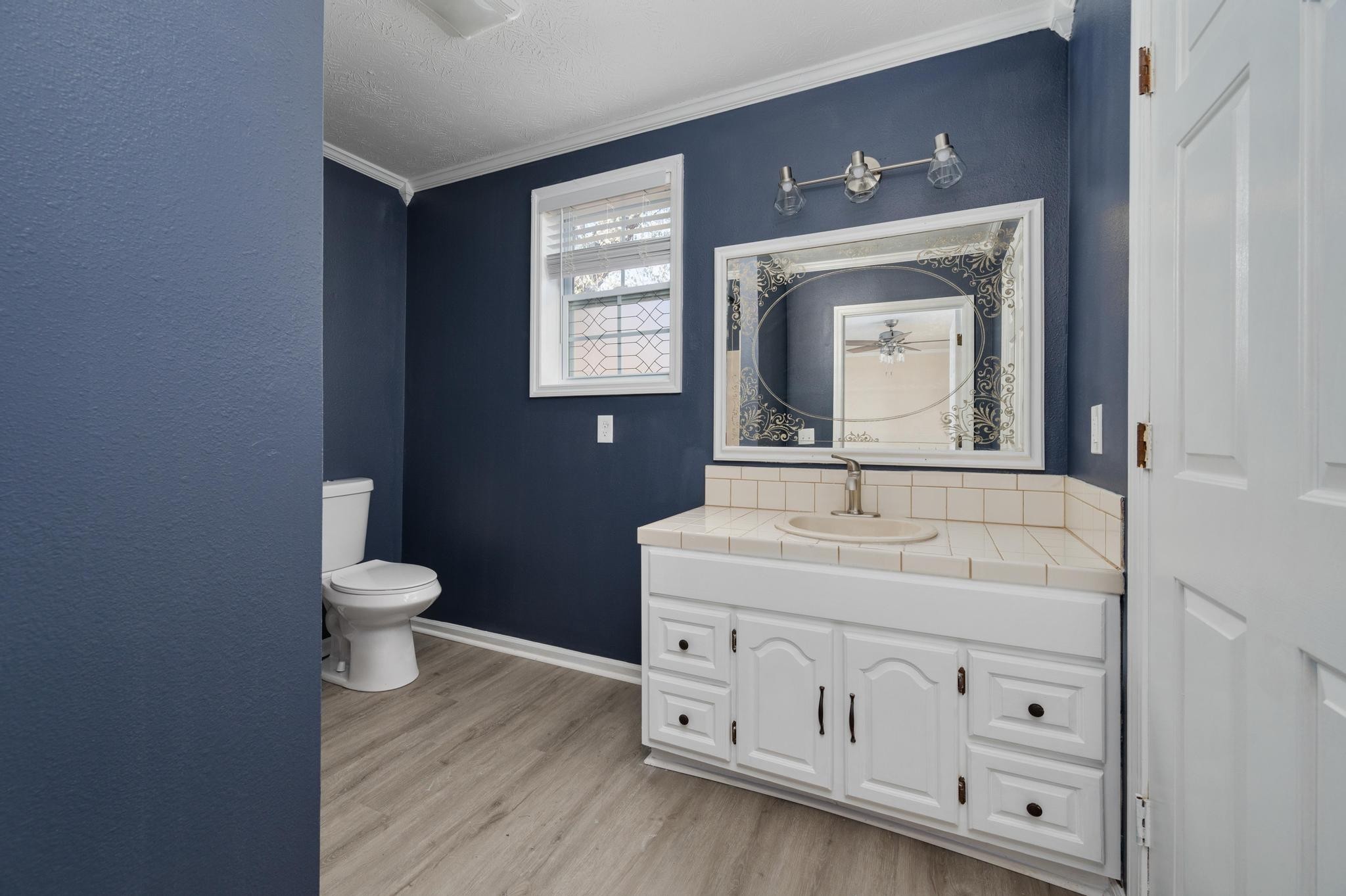 621 Halltown Road Portland, TN 37148 - Photo 15 of 23 a bathroom with a toilet sink and mirror