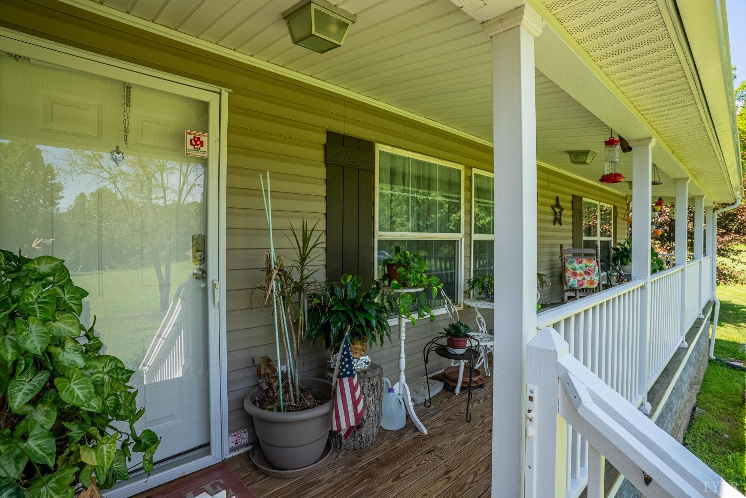 456 Shirey Farm Road Spout Spring, VA 24593 - Photo 6 of 63 a view of balcony with potted plants