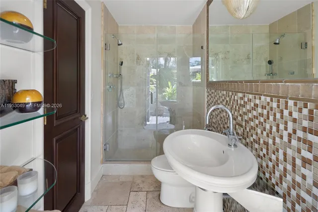 a view of a lake with a mountain