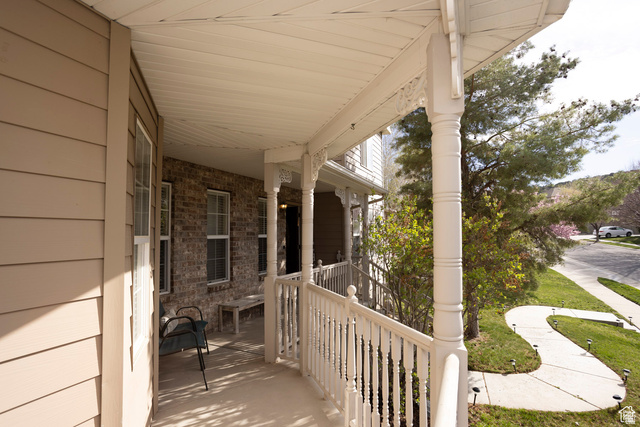 7532 North Castle Rock Road Eagle Mountain, UT 84005 - Photo 35 of 40 View of porch
