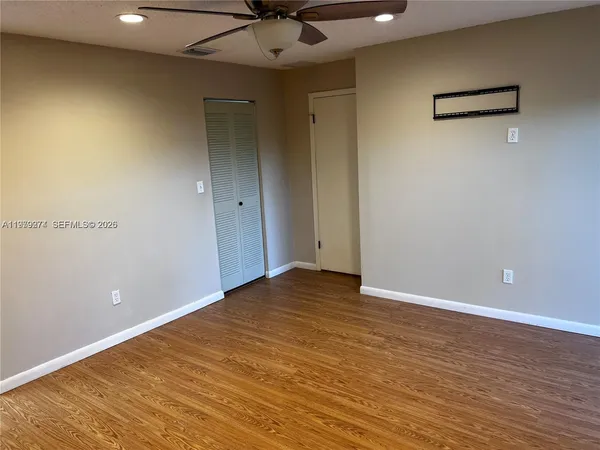 a view of an empty room