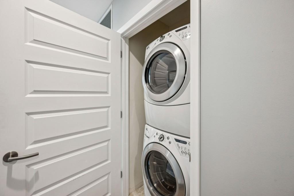 1080 Peachtree Street Northeast, Unit 1012 Atlanta, GA 30309 - Photo 26 of 46 a utility room with dryer and washer
