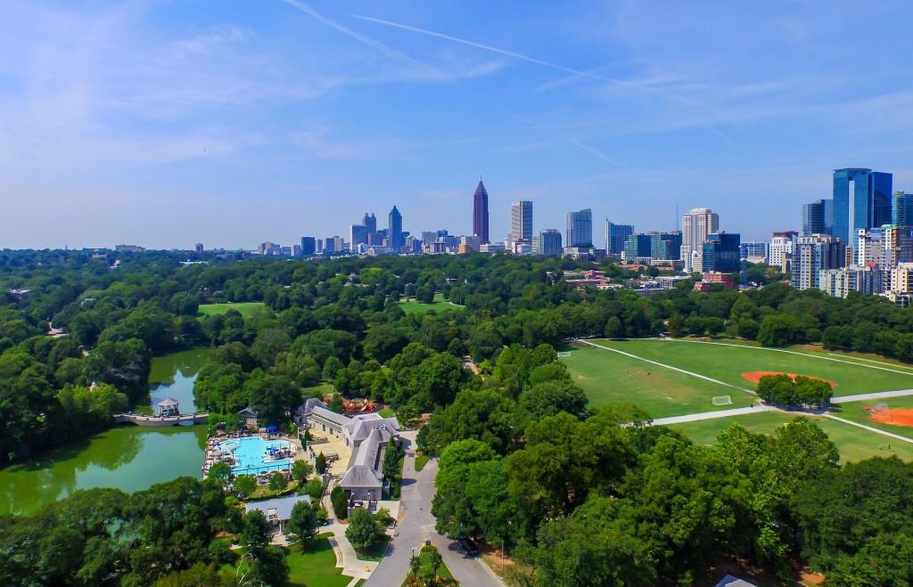 1080 Peachtree Street Northeast, Unit 1012 Atlanta, GA 30309 - Photo 39 of 46 a view of a city