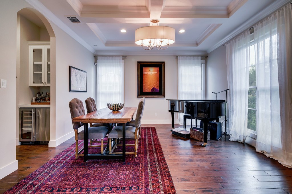3411 Bonnie Road Austin, TX 78703 - Photo 1 of 1 a view of a dining room with furniture and wooden floor