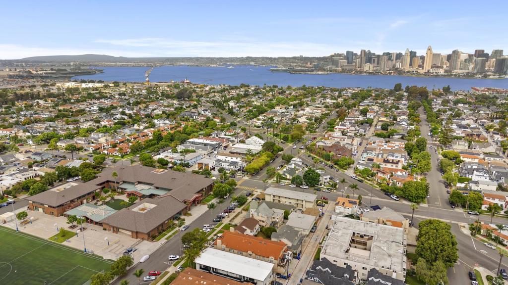 535 F Avenue, Unit 4 Coronado, CA 92118 - Photo 8 of 48 an aerial view of residential building and city view