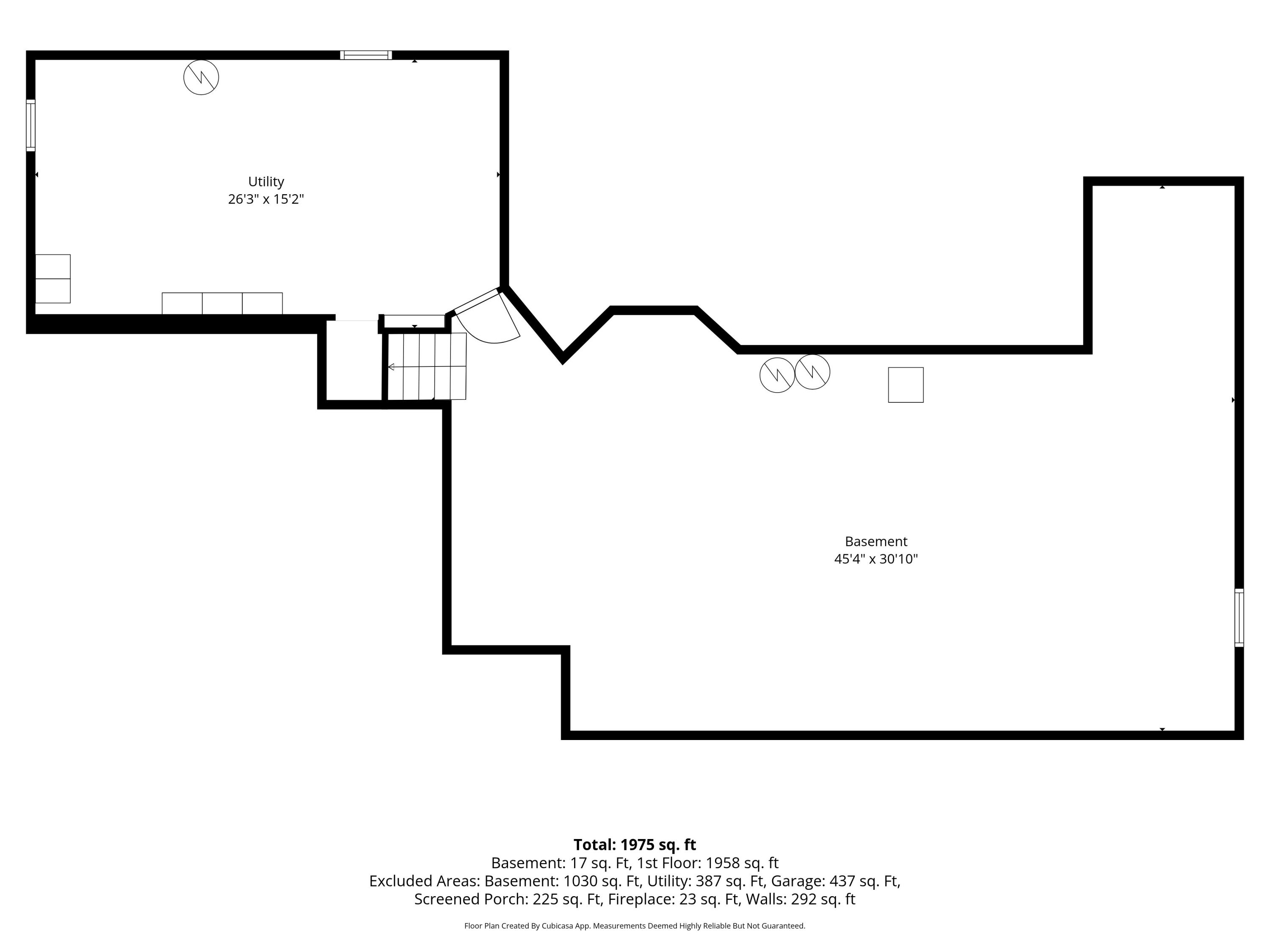 45 Gore Road Alfred, ME 04002 - Photo 40 of 40 Basement Floor Plan