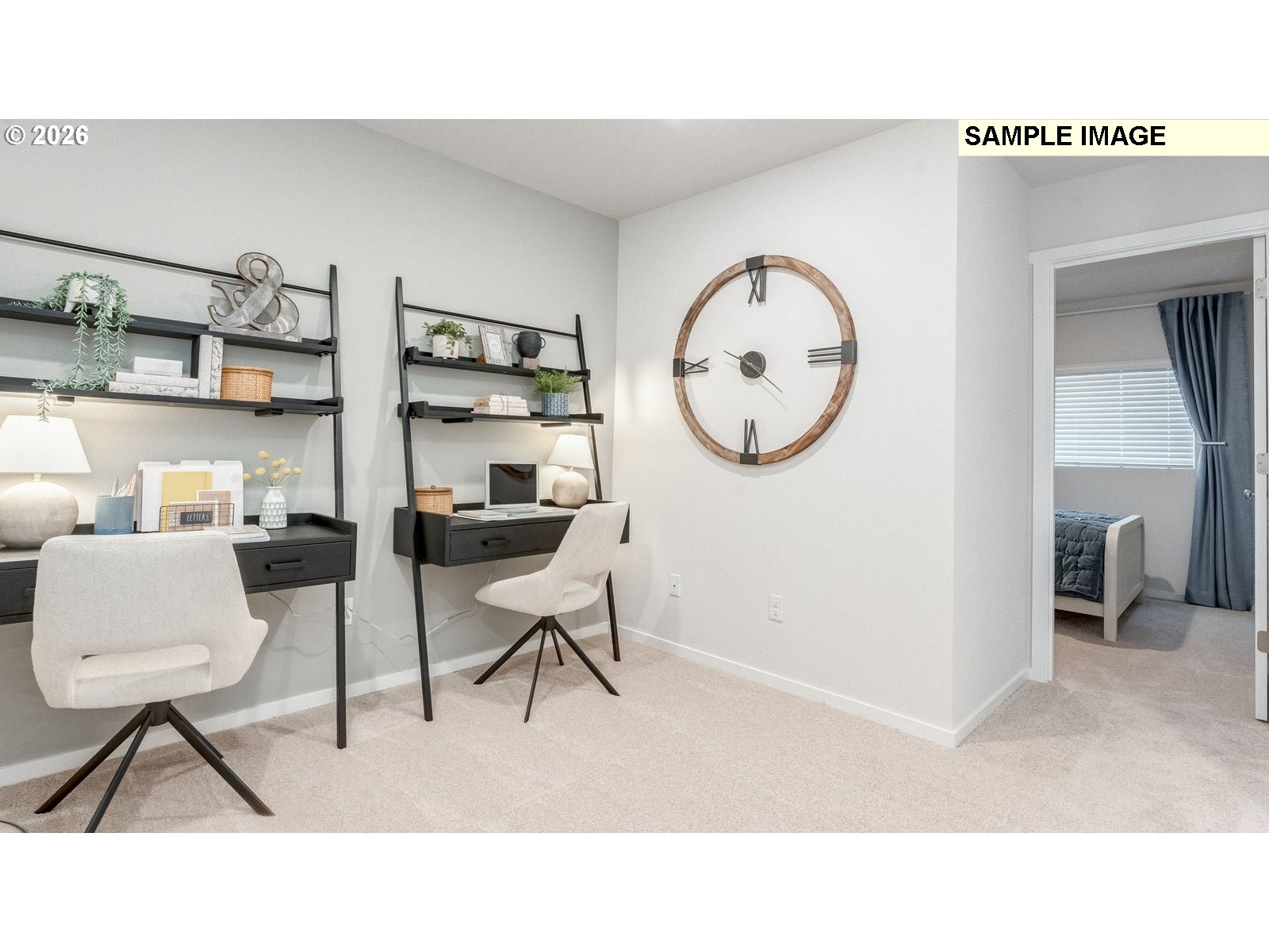 327 Coho Loop Woodland, WA 98674 - Photo 12 of 23 a living room with furniture a clock and a window