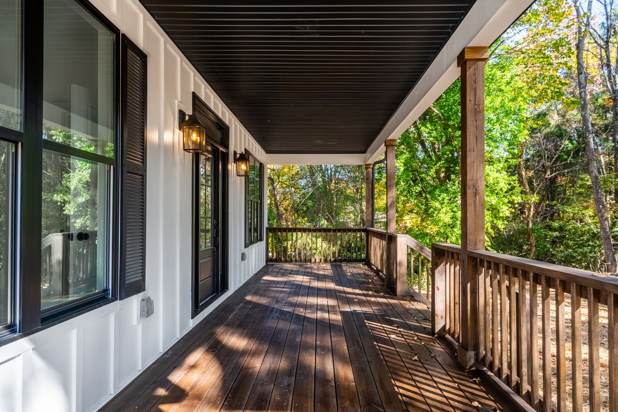 8104 Cedar Grove Road Cross Plains, TN 37049 - Photo 9 of 50 a view of porch with wooden floor in front of a house