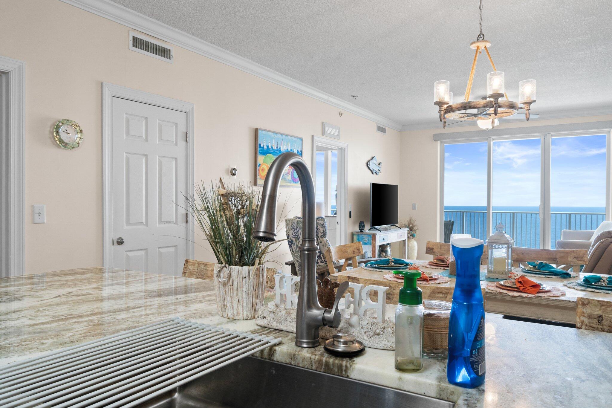 17643 Front Beach Road, Unit 1905 Panama City Beach, FL 32413 - Photo 15 of 50 It even makes doing dishes a pleasure