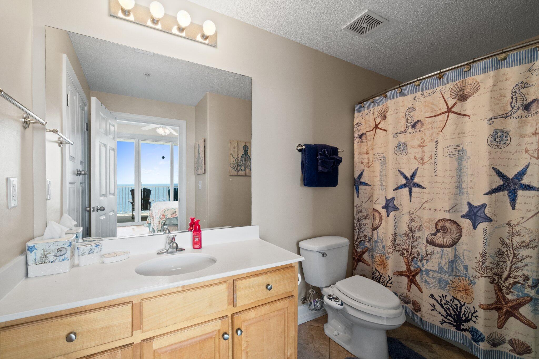 17643 Front Beach Road, Unit 1905 Panama City Beach, FL 32413 - Photo 28 of 51 Master bath has a shower/tub combo