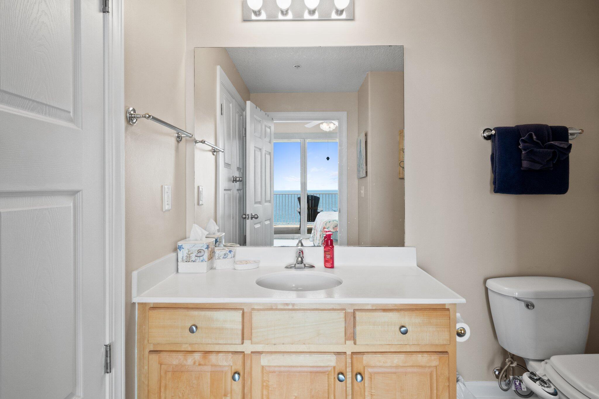 17643 Front Beach Road, Unit 1905 Panama City Beach, FL 32413 - Photo 29 of 51 Beach reflections in the Master bath!