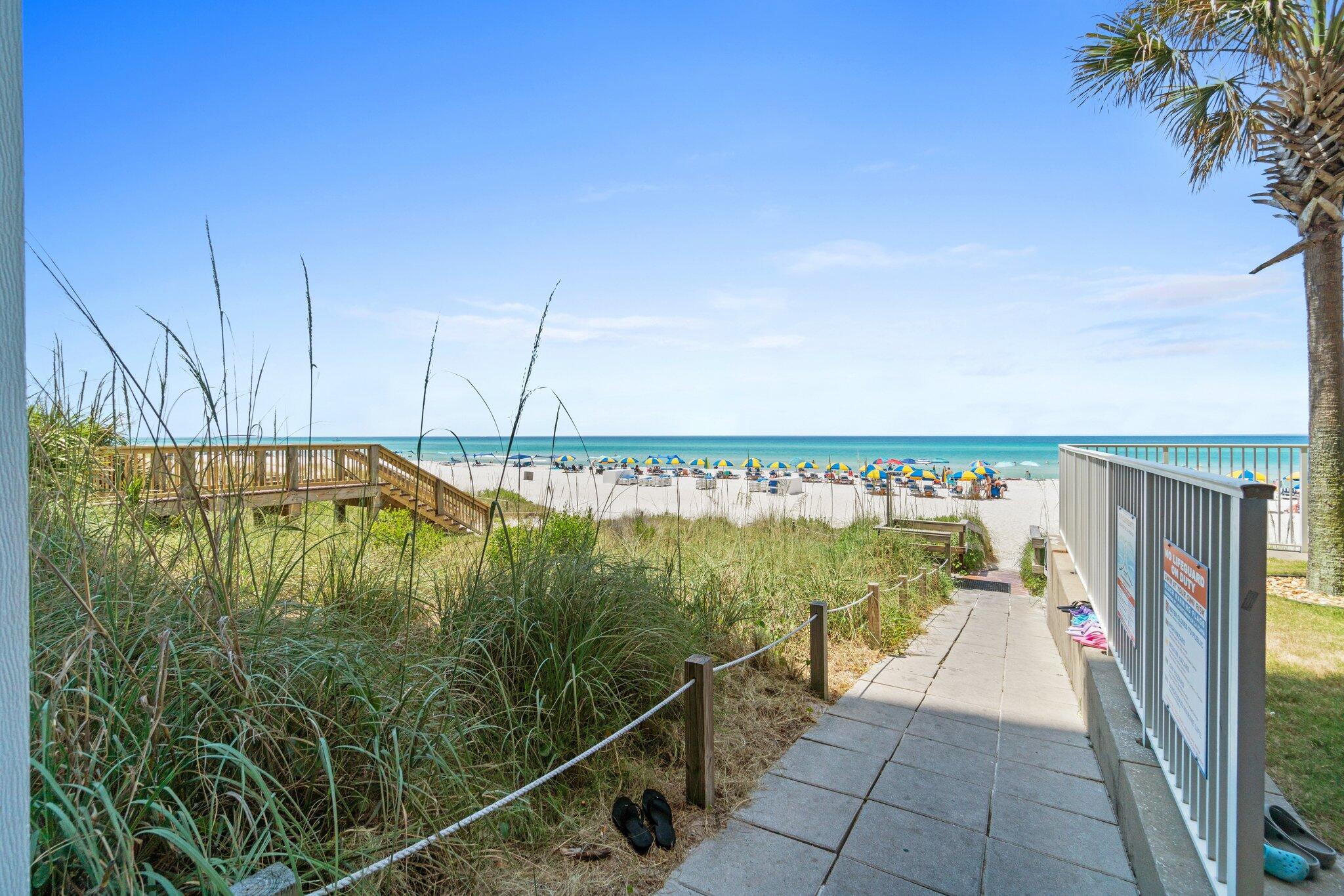 17643 Front Beach Road, Unit 1905 Panama City Beach, FL 32413 - Photo 46 of 51 Stroll on down to the sand