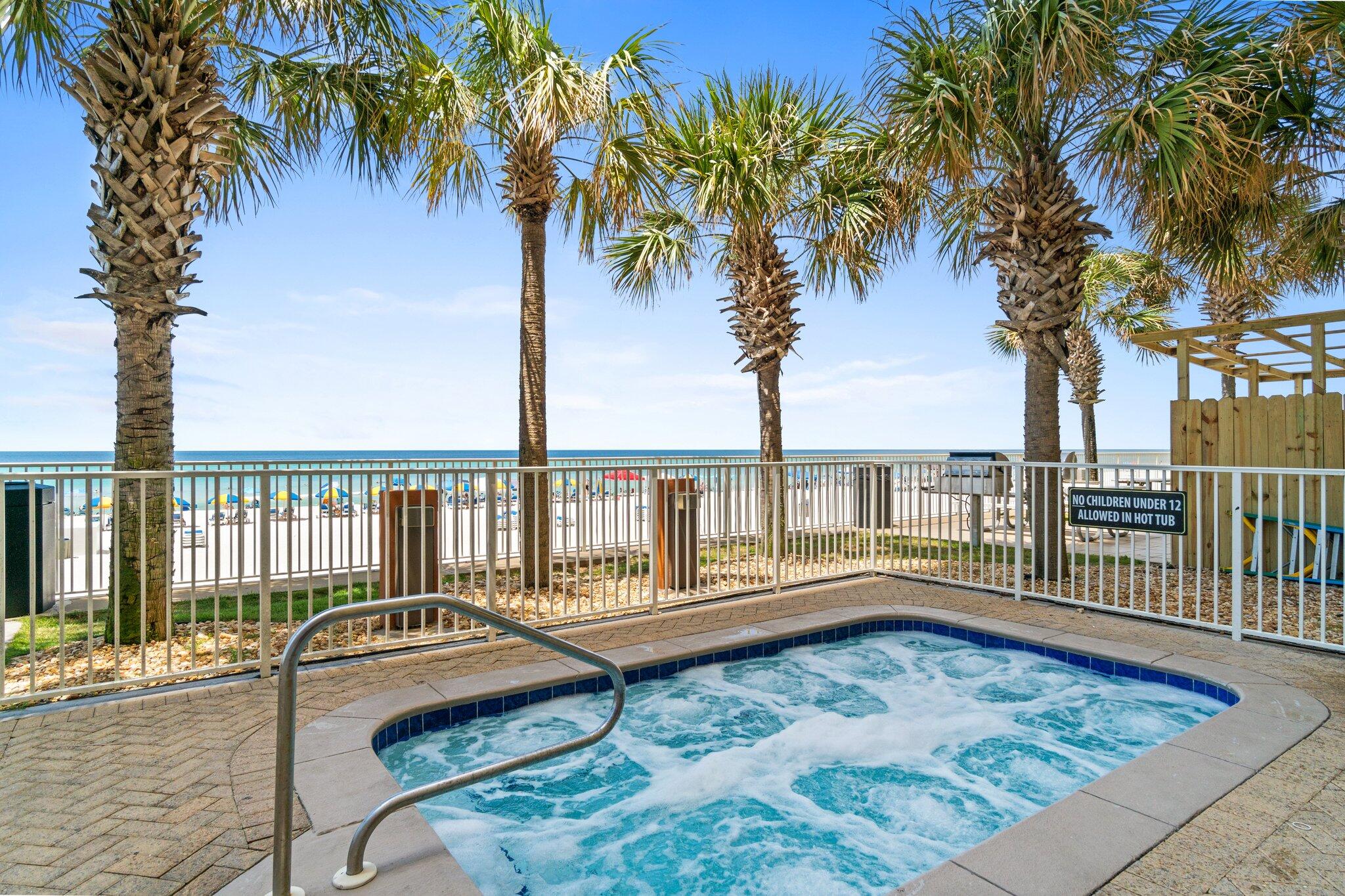 17643 Front Beach Road, Unit 1905 Panama City Beach, FL 32413 - Photo 9 of 51 Take a hot soak - so relaxing!