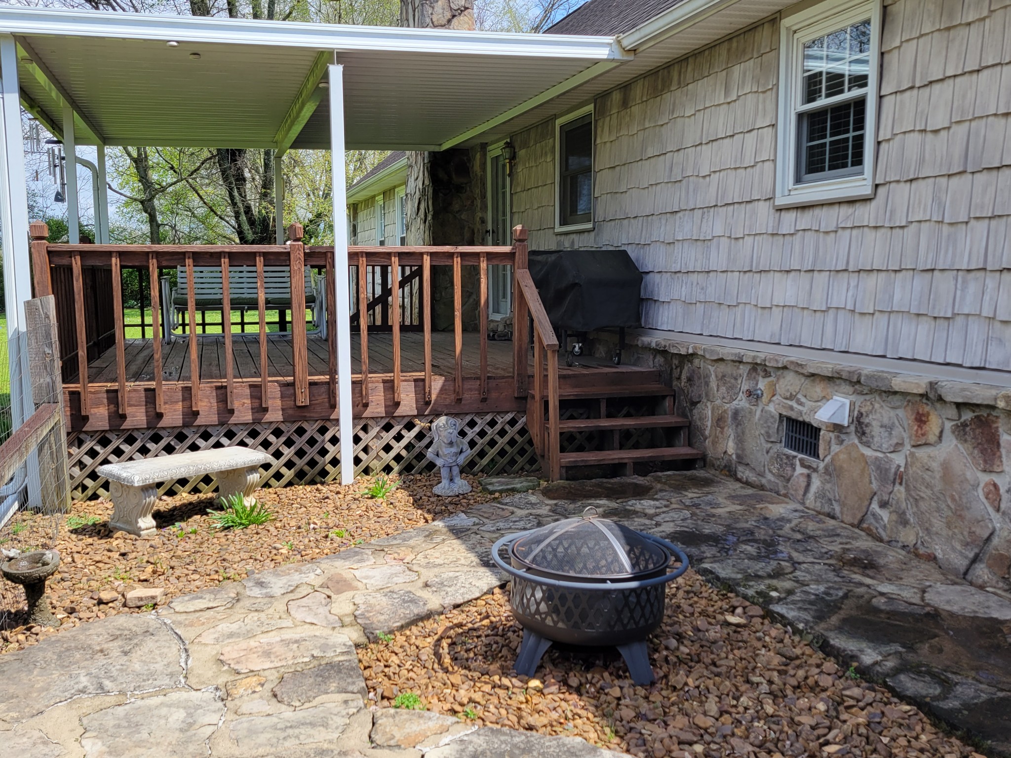 249 Wakefield Drive Manchester, TN 37355 - Photo 43 of 46 a view of a balcony with chairs potted plants