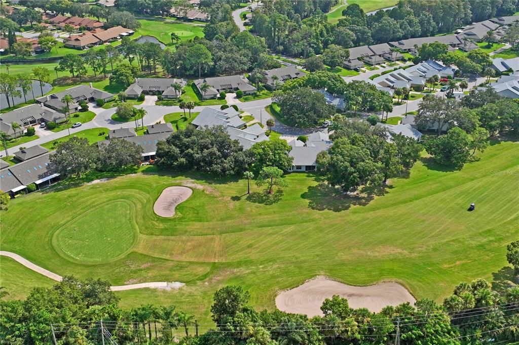 9108 Bassett Lane, Unit B New Port Richey, FL 34655 - Photo 58 of 66 a view of a golf course with a garden