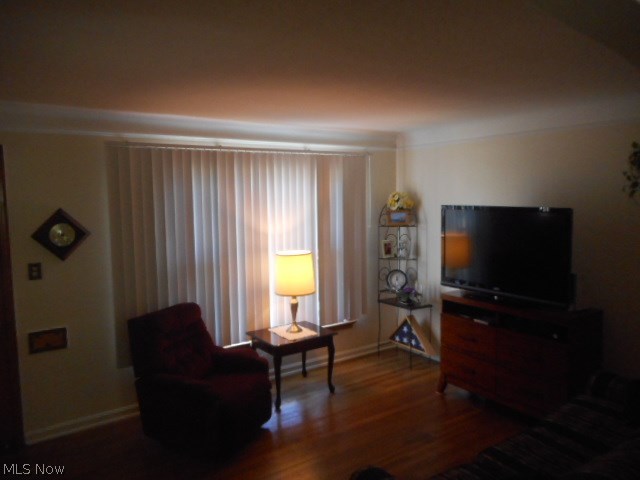 15712 Turney Road Maple Heights, OH 44137 - Photo 8 of 19 LIVING ROOM: NOTE THE CUSTOM-FIT VERTICAL BLINDS.