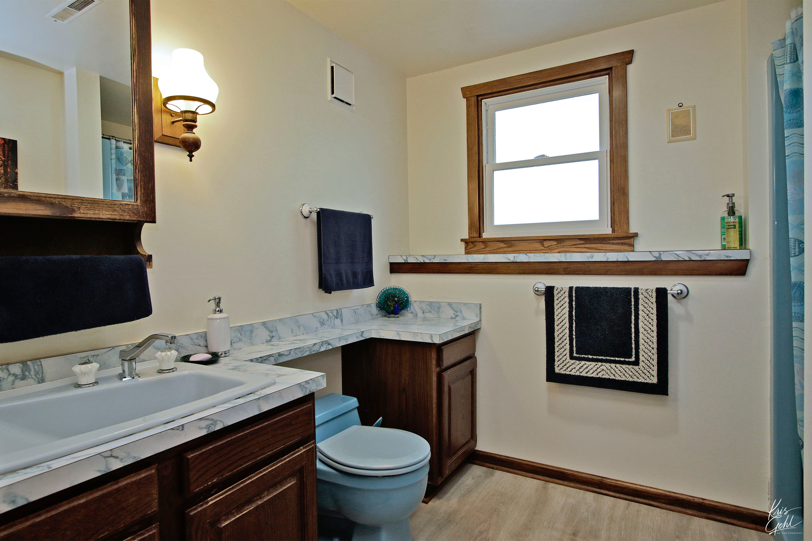 720 Stuart Street Grayslake, IL 60030 - Photo 14 of 19 a bathroom with a sink a toilet and mirror